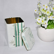 2016 Hot Sale Custom Rectangular Shape Tea Tin Box